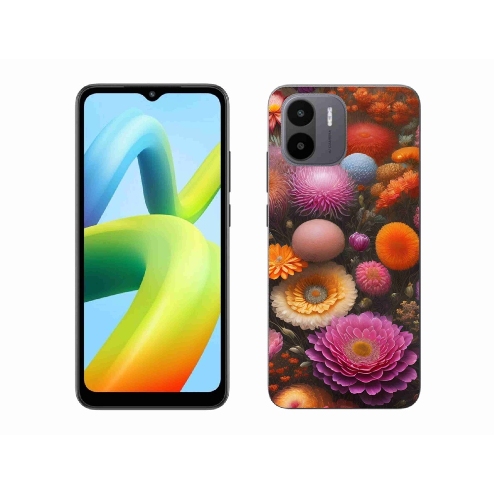 Gél borítás mmCase a Xiaomi Redmi A1 4G-hez - virágos kompozíció