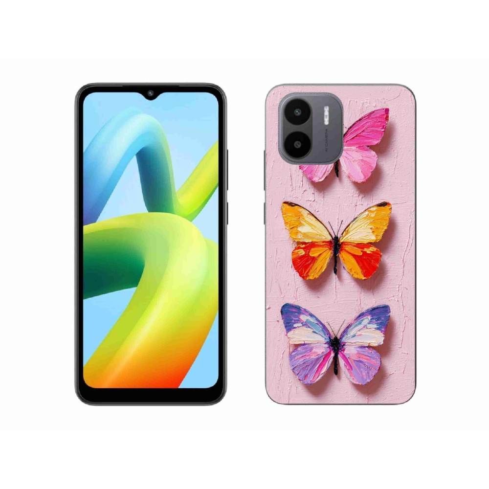 Gél borítás mmCase a Xiaomi Redmi A1 4G-hez - pillangó szentháromság