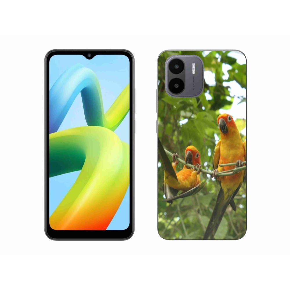 Gél borító mmCase a Xiaomi Redmi A1 4G - papagájok aratingy