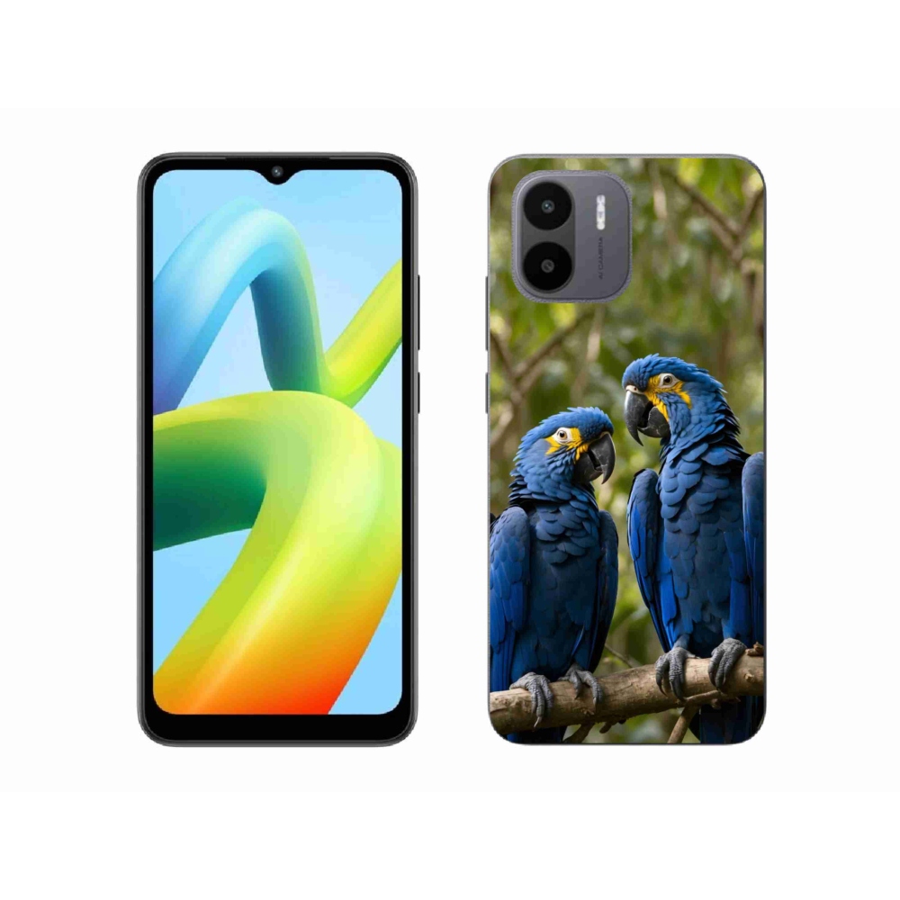 Gél borítás mmCase a Xiaomi Redmi A1 4G készülékhez - papagáj duó