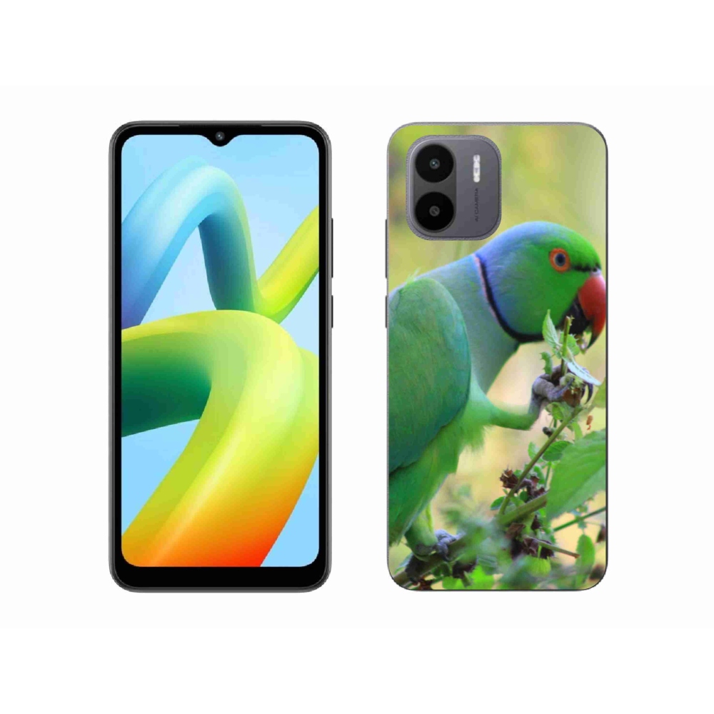 Gél borítás mmCase a Xiaomi Redmi A1 4G-hez - papagáj alexandr
