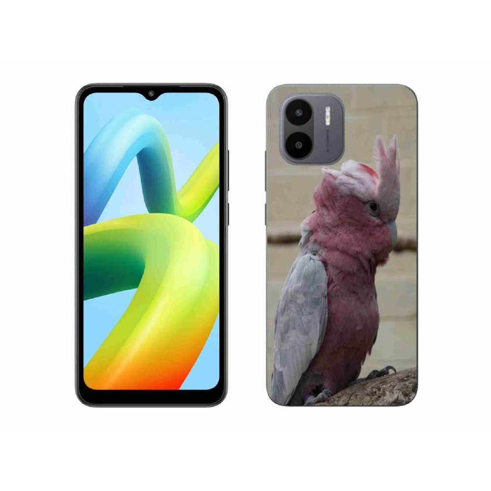 Gél borítás mmCase a Xiaomi Redmi A1 4G-hez - papagáj kakadu rózsaszínű