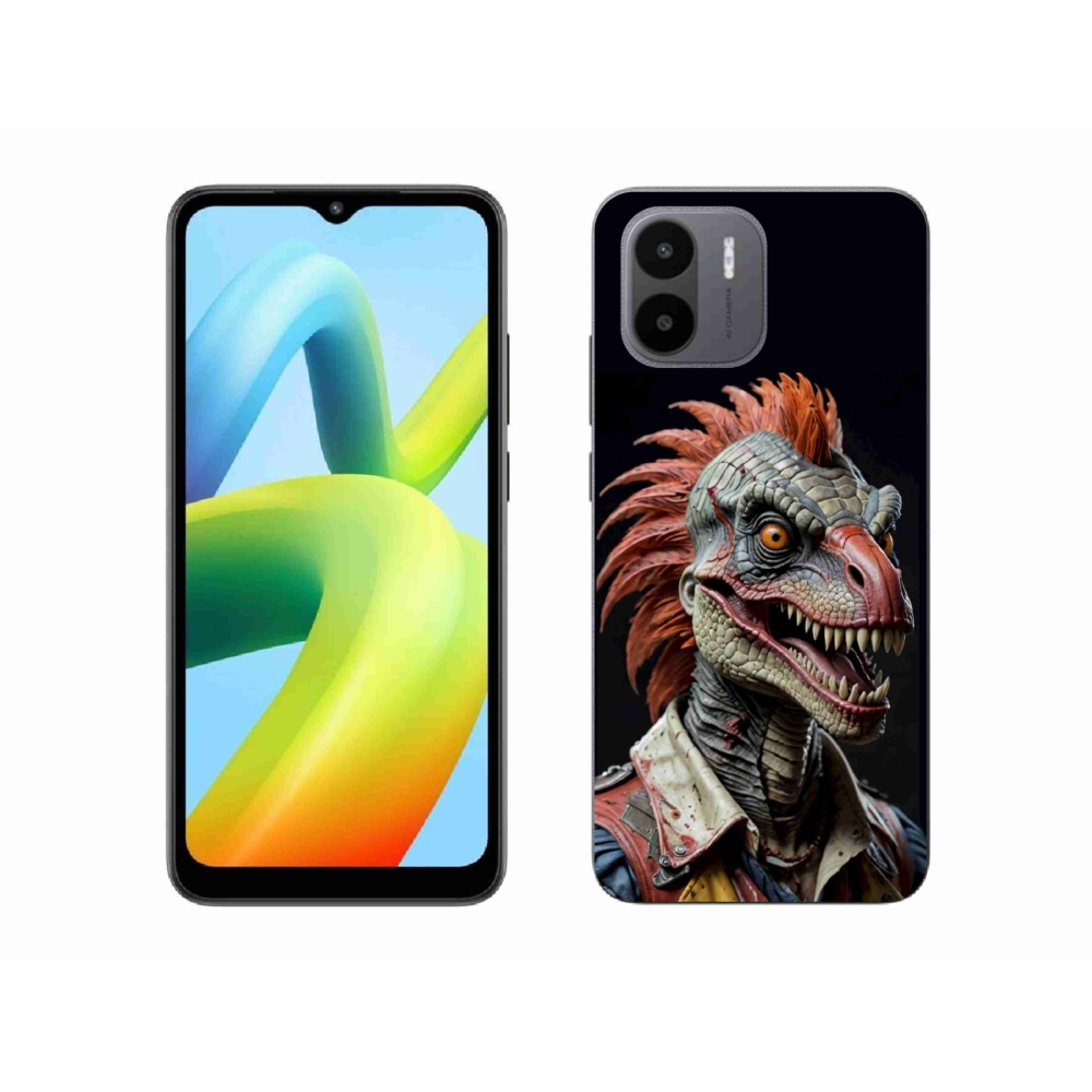 Gél borítás mmCase a Xiaomi Redmi A1 4G-hez - punk dinoszaurusz