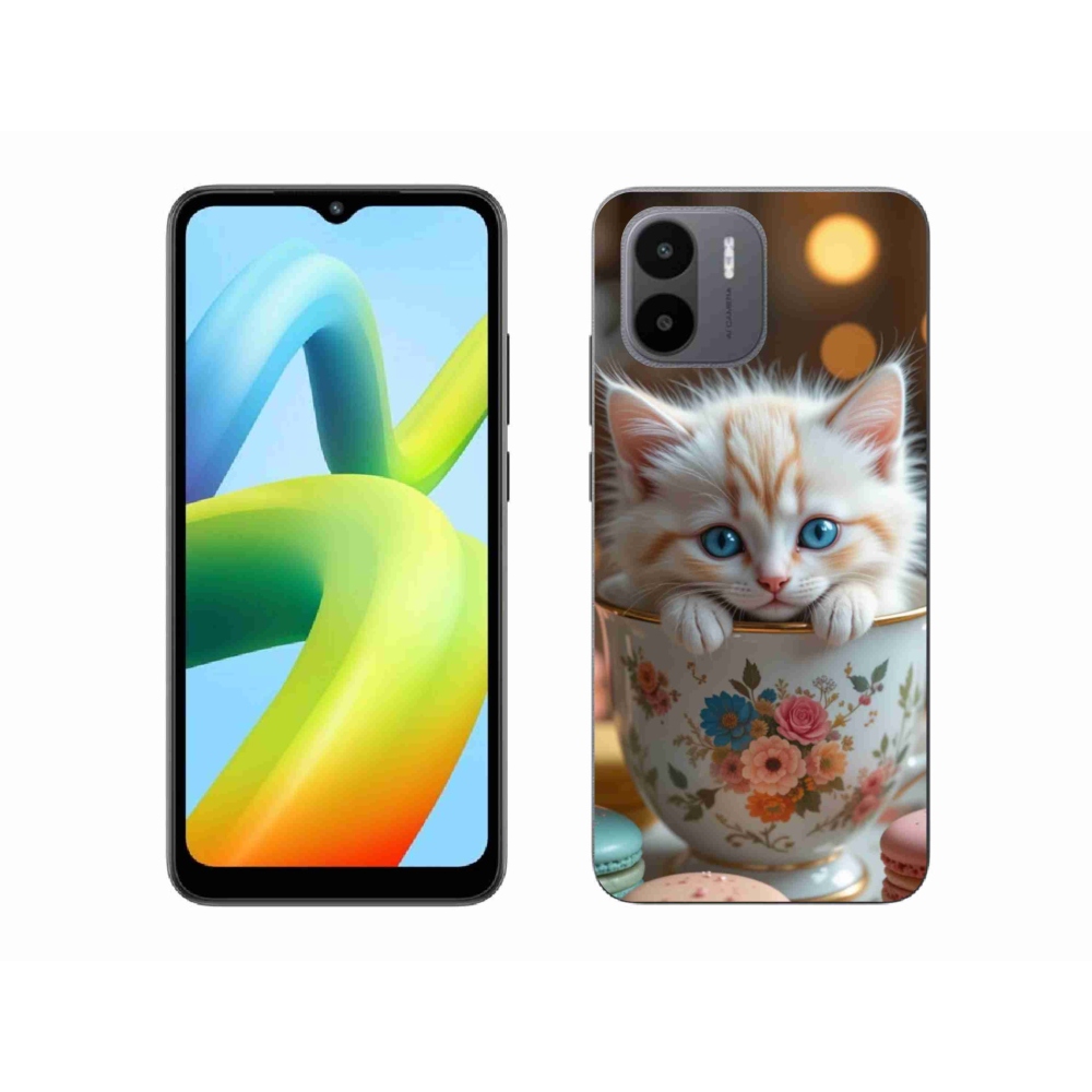 Gél borítás mmCase a Xiaomi Redmi A1 4G-hez - aranyos cica 6