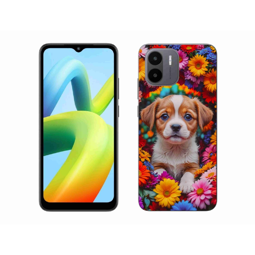 Gél borítás mmCase a Xiaomi Redmi A1 4G-n - aranyos kiskutya