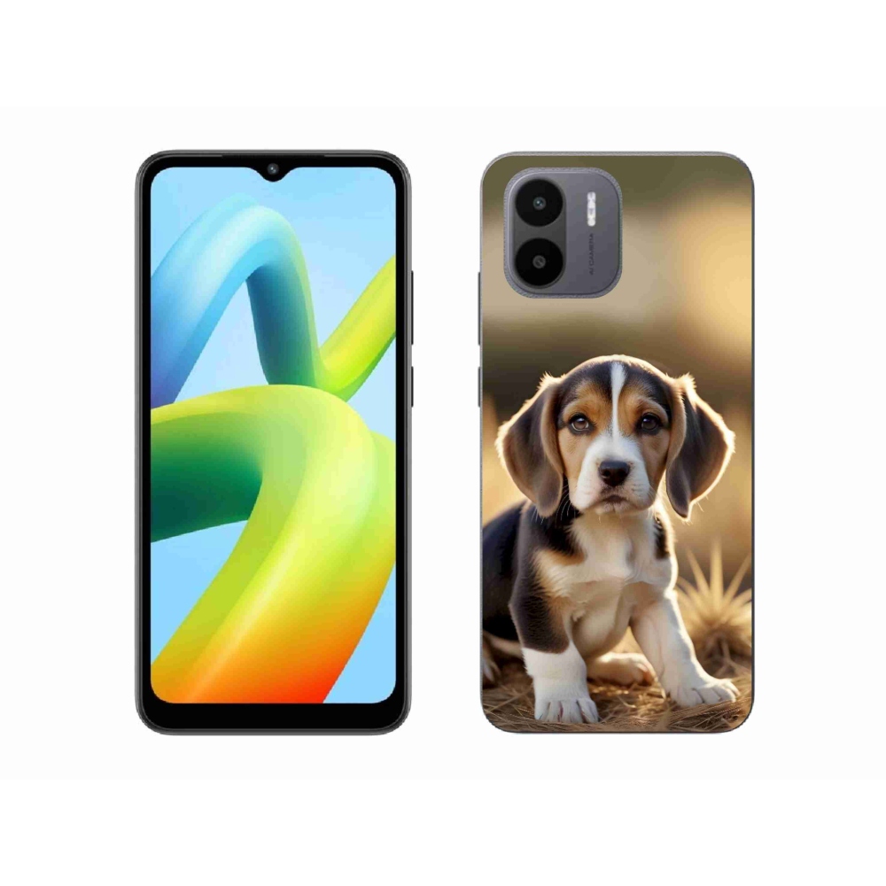 Gél borítás mmCase a Xiaomi Redmi A1 4G-hez - aranyos bézs színű