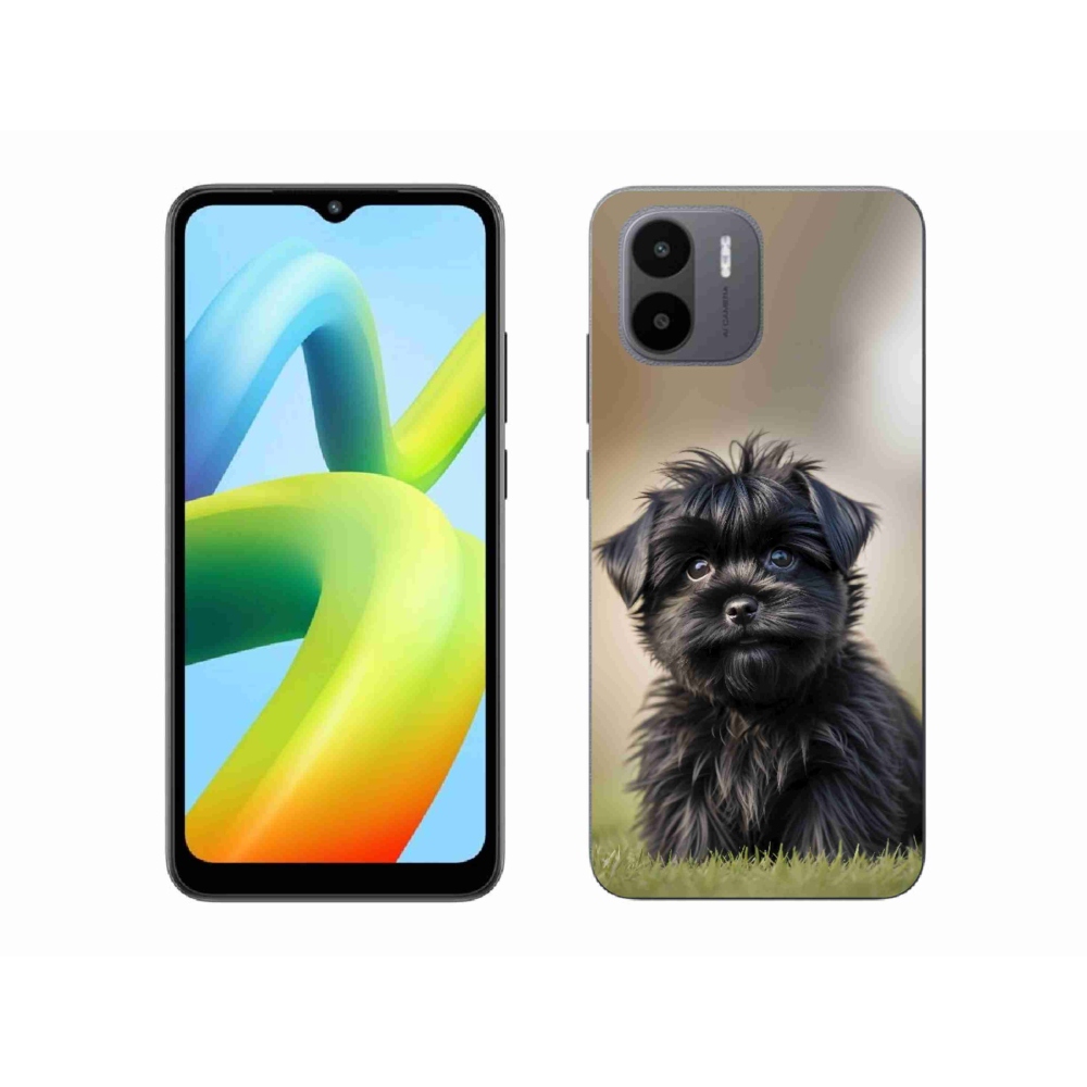 Gél borítás mmCase a Xiaomi Redmi A1 4G-hez - aranyos fekete kutya