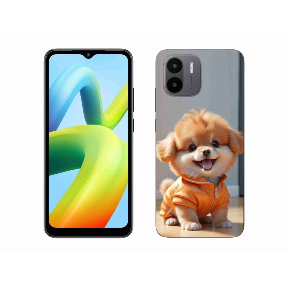 Gél borítás mmCase a Xiaomi Redmi A1 4G-hez - aranyos pomerániai pulóverben
