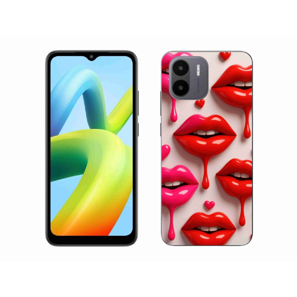 Gél borítás mmCase a Xiaomi Redmi A1 4G készülékhez - ajkak 2