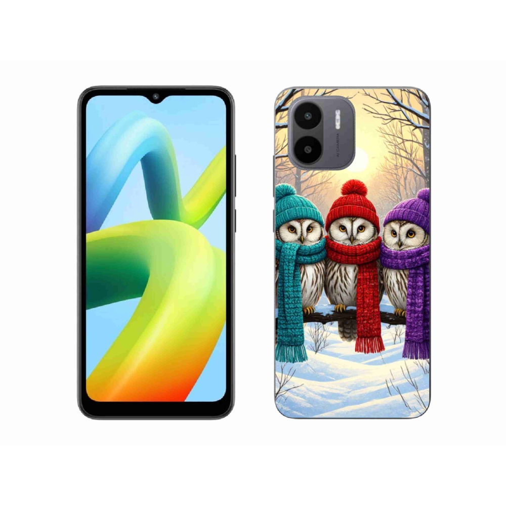 Gél borítás mmCase a Xiaomi Redmi A1 4G-hez - bagoly barátok