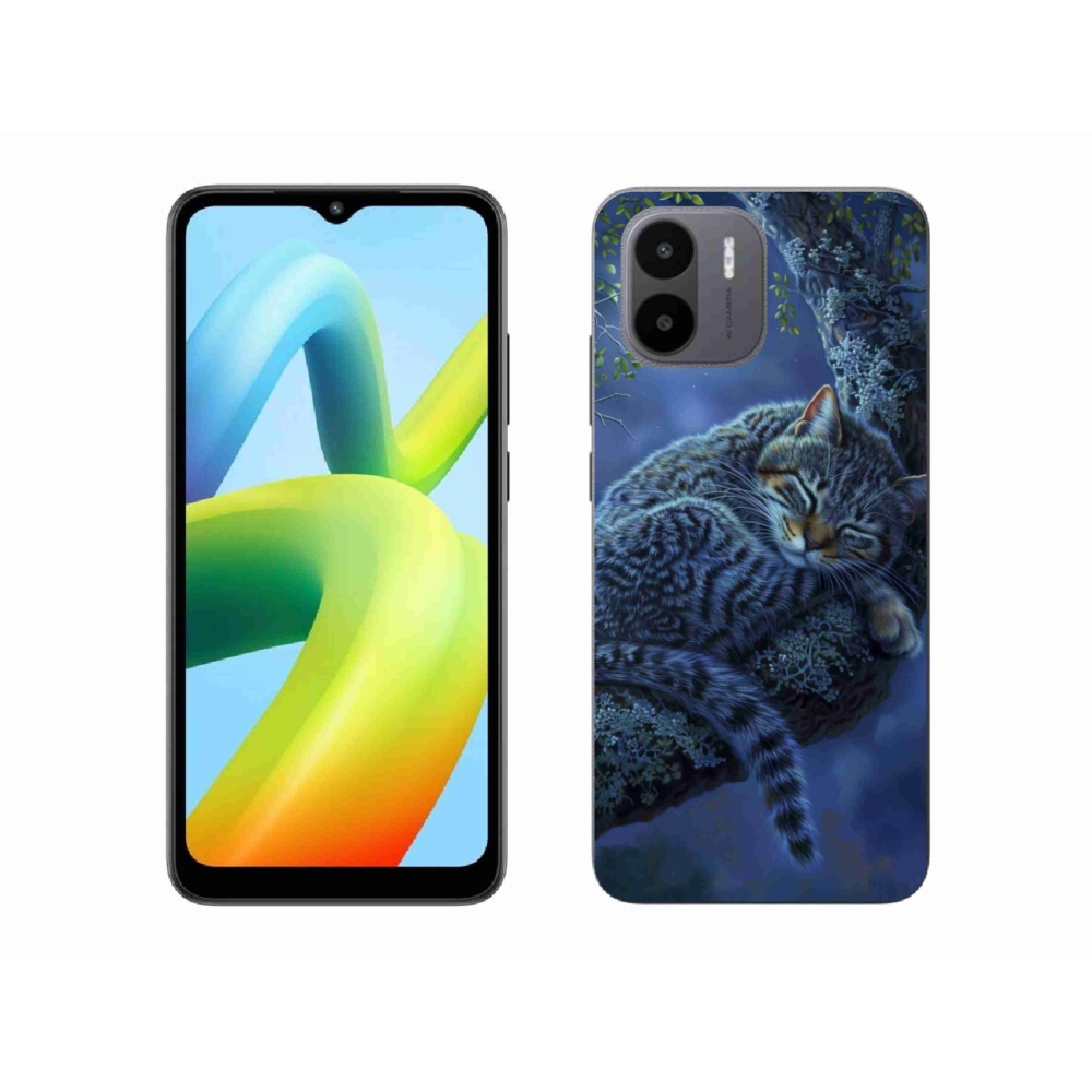 Gél borító mmCase a Xiaomi Redmi A1 4G-hez - alvó macska