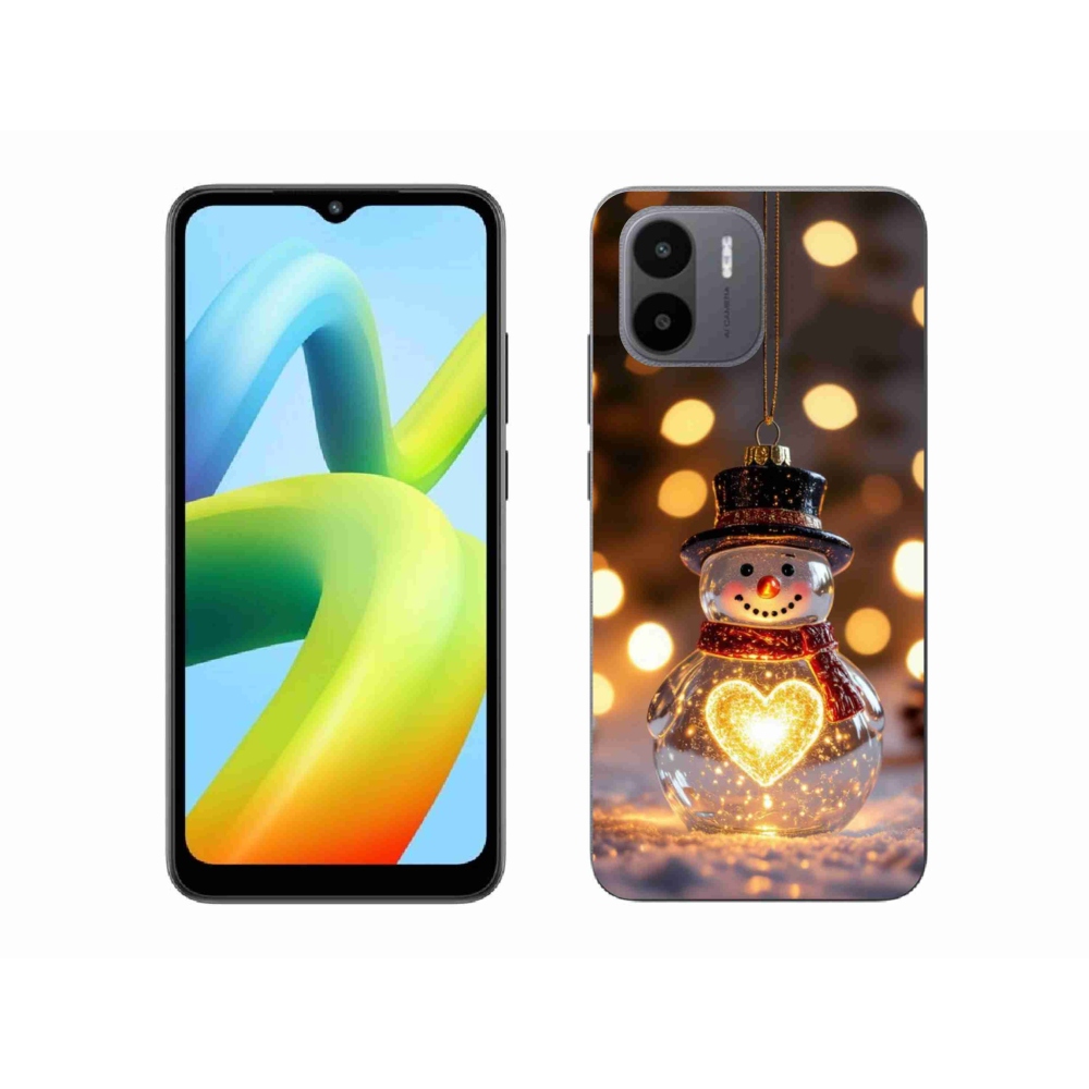 Gél borítás mmCase a Xiaomi Redmi A1 4G-hez - karácsonyi hóember