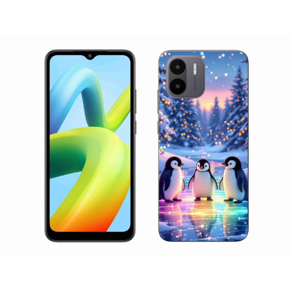 Gél borítás mmCase a Xiaomi Redmi A1 4G-hez - pingvinek