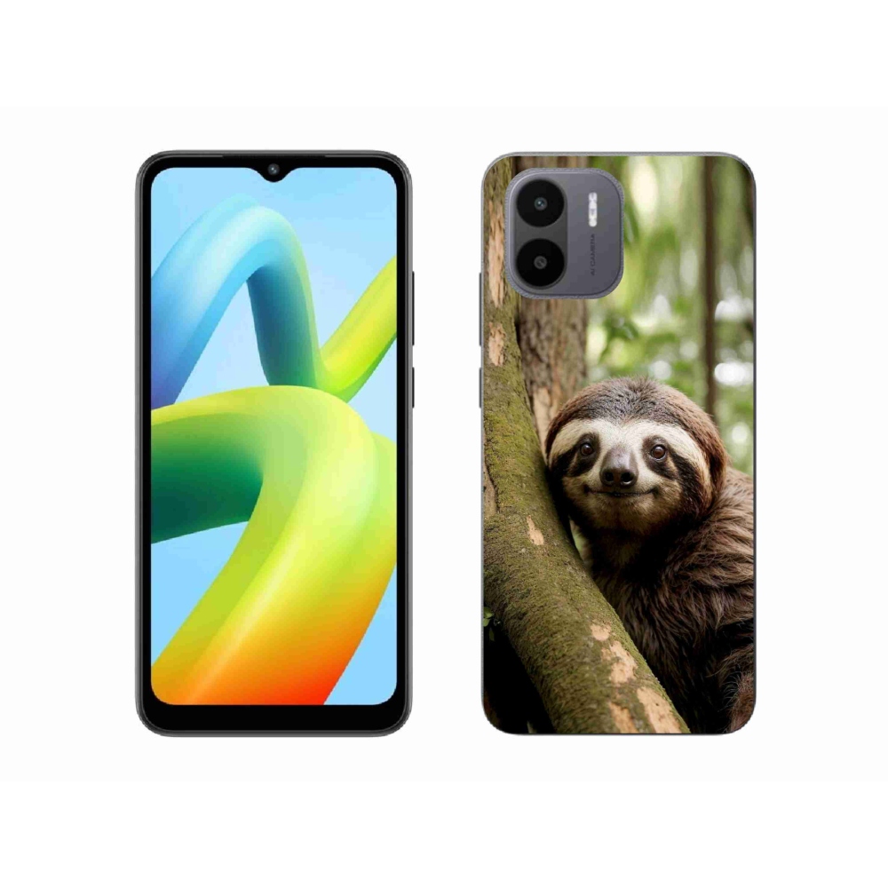 Gél borító mmCase a Xiaomi Redmi A1 4G - mosolygó lajhárra
