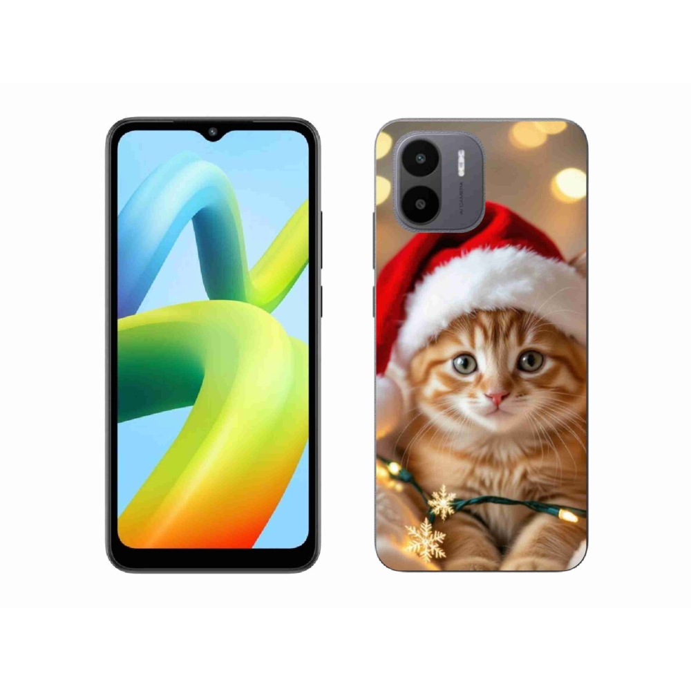 Gél borítás mmCase a Xiaomi Redmi A1 4G-hez - Karácsonyi cica