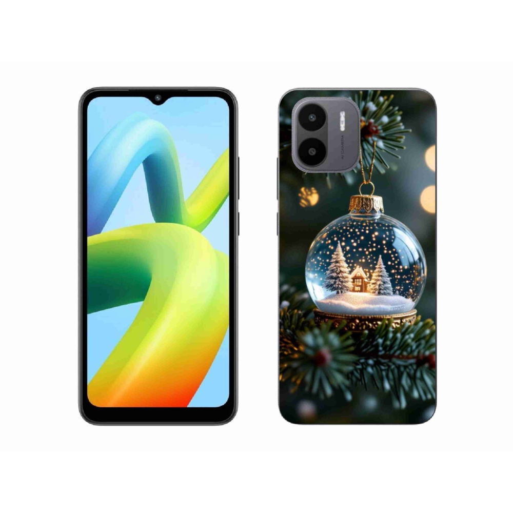 Gél borító mmCase a Xiaomi Redmi A1 4G-hez - Karácsonyi gömbök 2