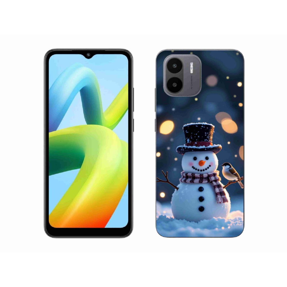 Gél borítás mmCase a Xiaomi Redmi A1 4G-hez - karácsonyi hóember