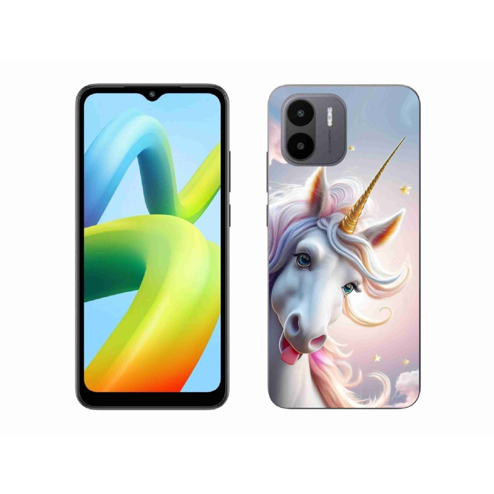 Gél borító mmCase a Xiaomi Redmi A1 4G-hez - vidám egyszarvú