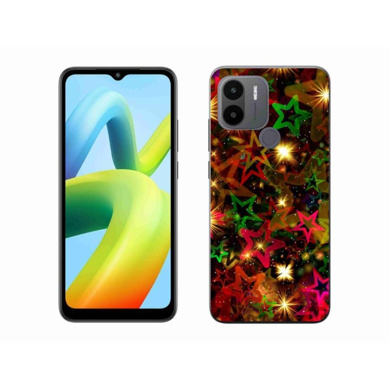 Gél borítás mmCase a Xiaomi Redmi A1+/A2+ készülékhez - színes csillagok