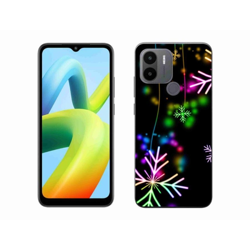 Gél borítás mmCase a Xiaomi Redmi A1+/A2+ készülékhez - színes pelyhekkel