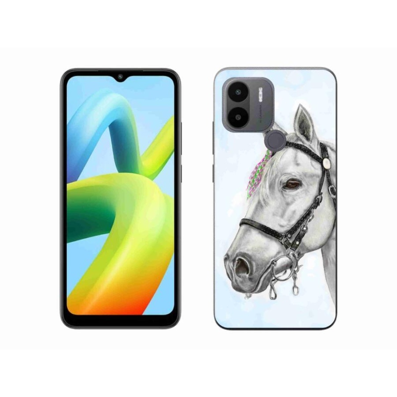 Gél borítás mmCase a Xiaomi Redmi A1+/A2+ - fehér ló 1