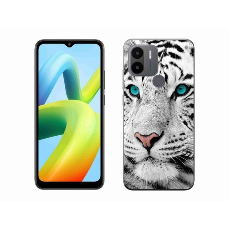 Gél borítás mmCase a Xiaomi Redmi A1+/A2+ készülékhez - fehér tigris