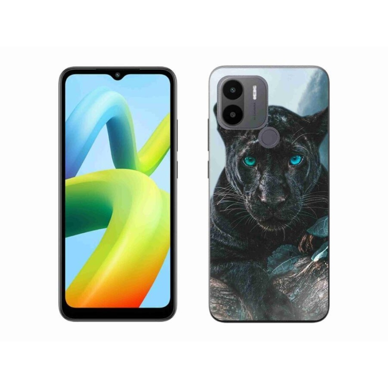 Gél borítás mmCase a Xiaomi Redmi A1+/A2+ készülékhez - fekete párduc