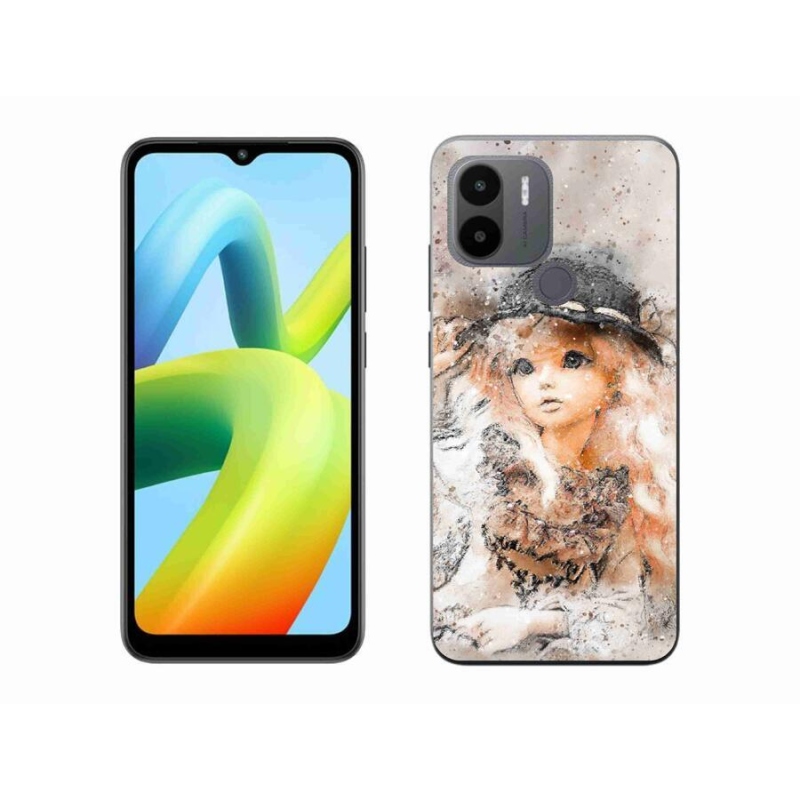 Gél borítás mmCase a Xiaomi Redmi A1+/A2+ készülékhez - lány kalapban