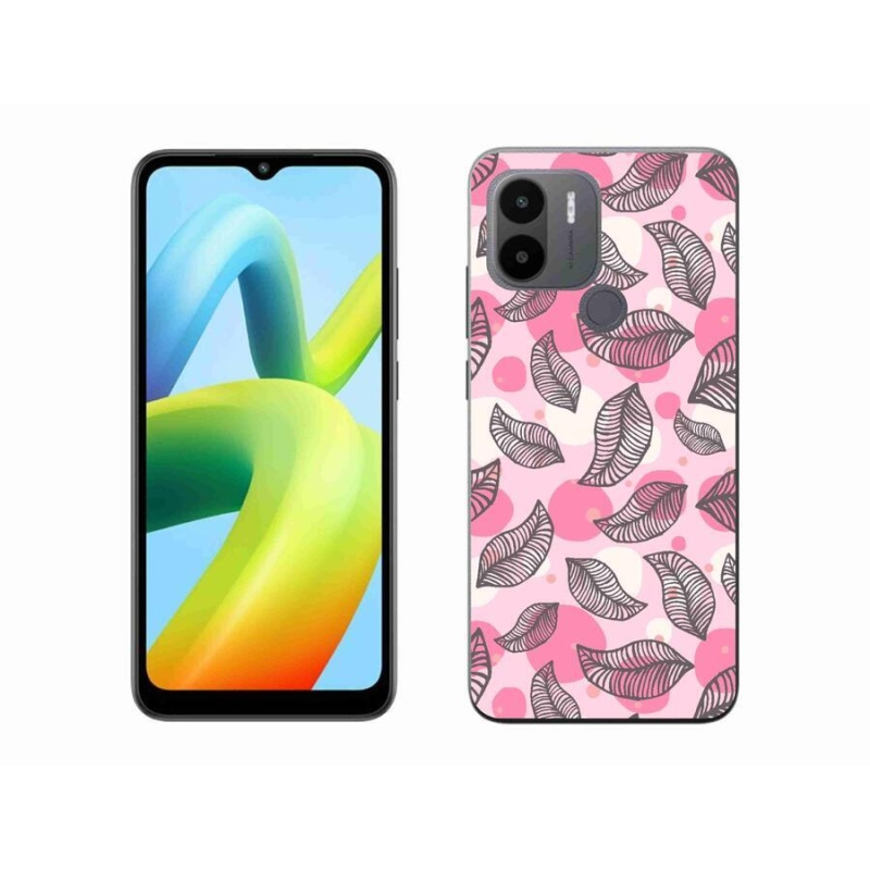 Gél borítás mmCase a Xiaomi Redmi A1+/A2+ készülékhez - rajzfilmes hulló levelek