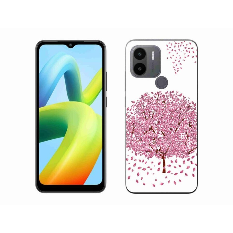 Gél borítás mmCase a Xiaomi Redmi A1+/A2+ készülékhez - rajzfilmfa levelekkel