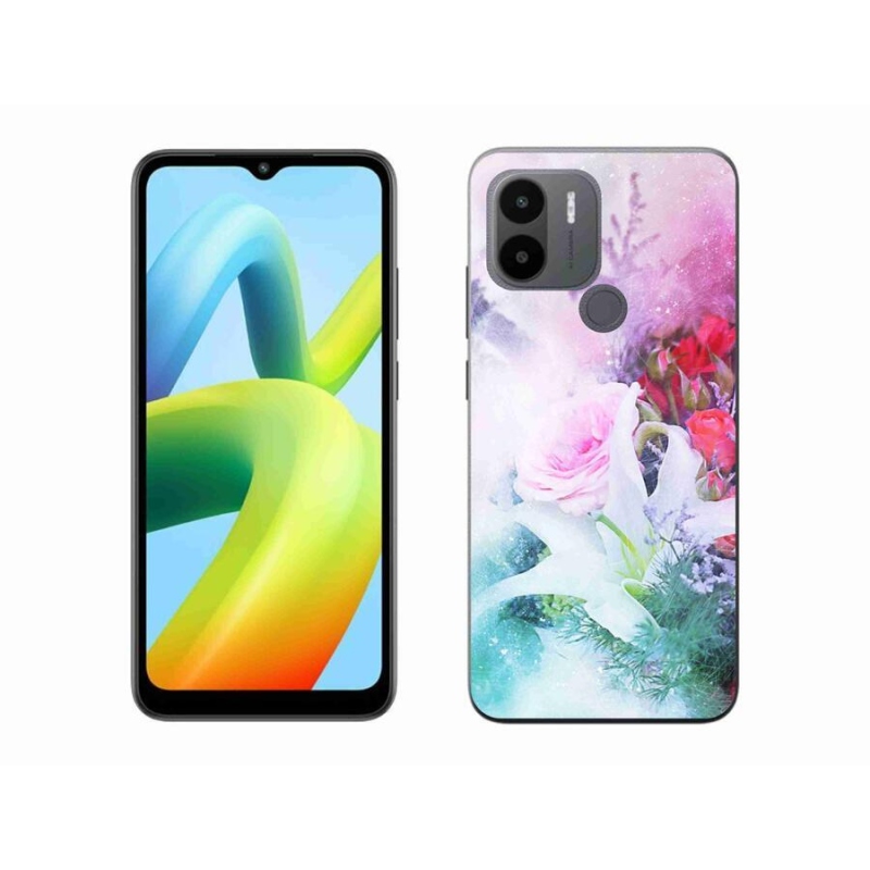 Gél borítás mmCase a Xiaomi Redmi A1+/A2+ készülékhez - virágok 4