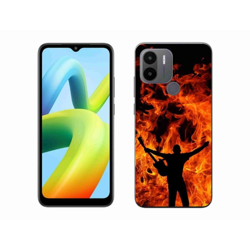 Gél borítás mmCase a Xiaomi Redmi A1+/A2+ - zenész és tűz