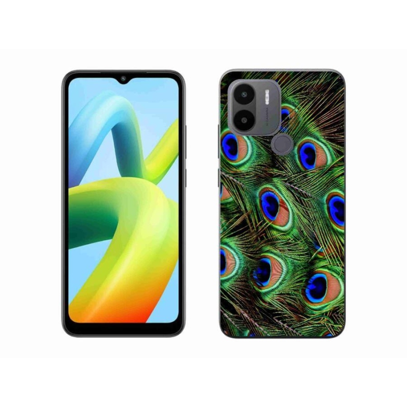 Zselés borítás mmCase a Xiaomi Redmi A1+/A2+ készülékhez - pávatoll