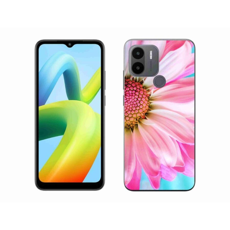 Gél borítás mmCase a Xiaomi Redmi A1+/A2+ készülékhez - rózsaszín virág