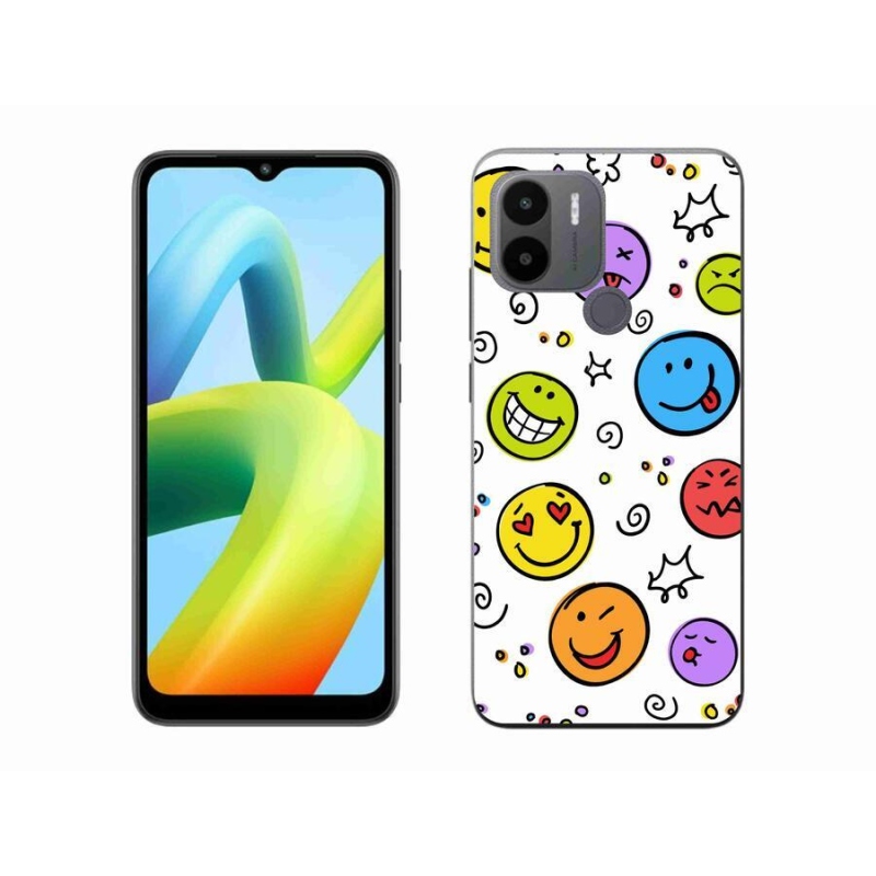 Gél borítás mmCase a Xiaomi Redmi A1+/A2+ készülékhez - smiley-k