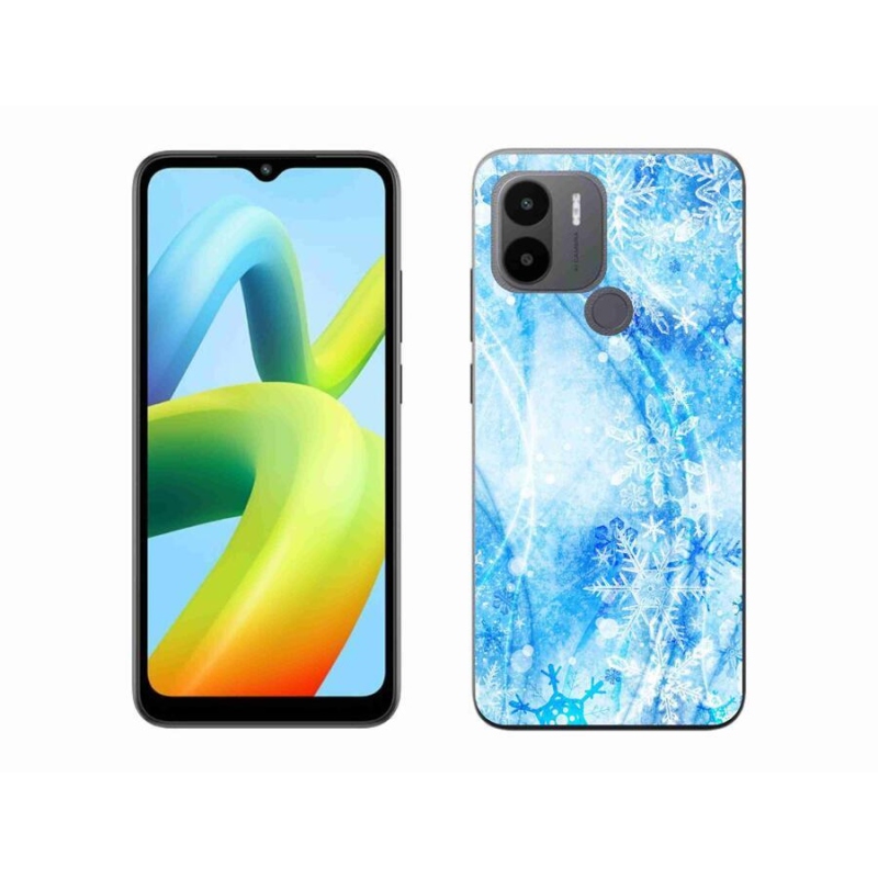 Gél borítás mmCase a Xiaomi Redmi A1+/A2+ készülékhez - hópelyhek