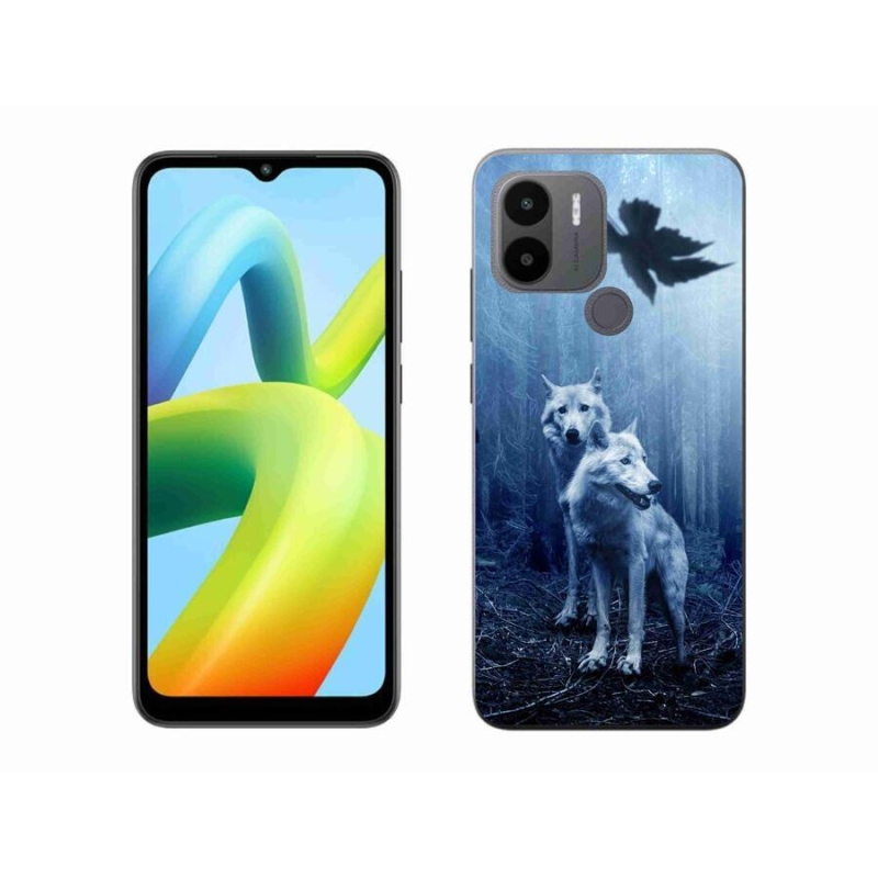 Gél borítás mmCase a Xiaomi Redmi A1+/A2+ készülékhez - farkasok az erdőben