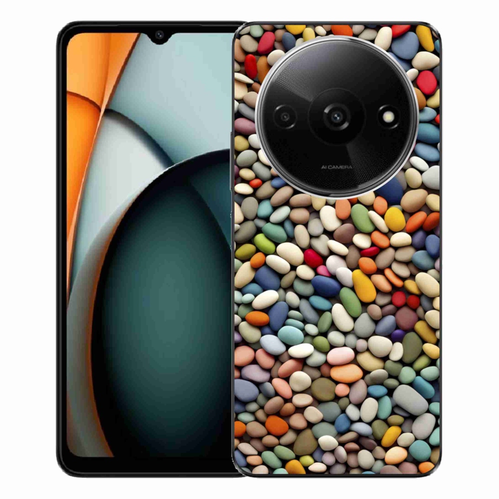 Gél borítás mmCase a Xiaomi Redmi A3-hoz - színes strasszkövek 2