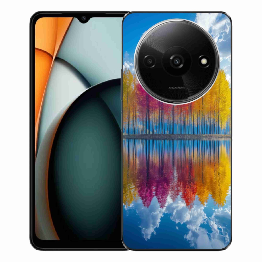 Gél borítás mmCase a Xiaomi Redmi A3-hoz - színes fák