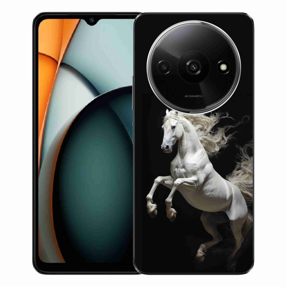 Gél borítás mmCase a Xiaomi Redmi A3-hoz - fehér ló 4