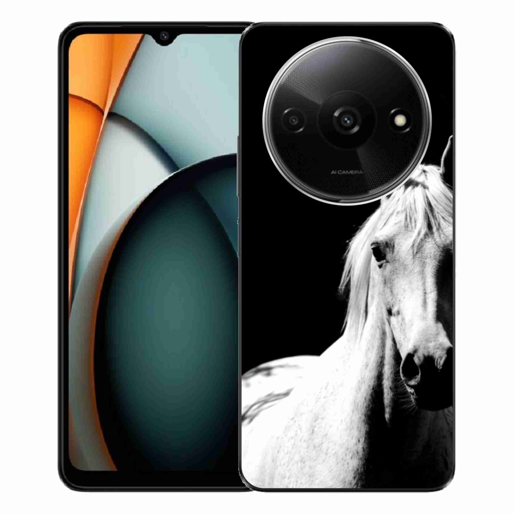 Gél borítás mmCase a Xiaomi Redmi A3-hoz - fehér ló 5