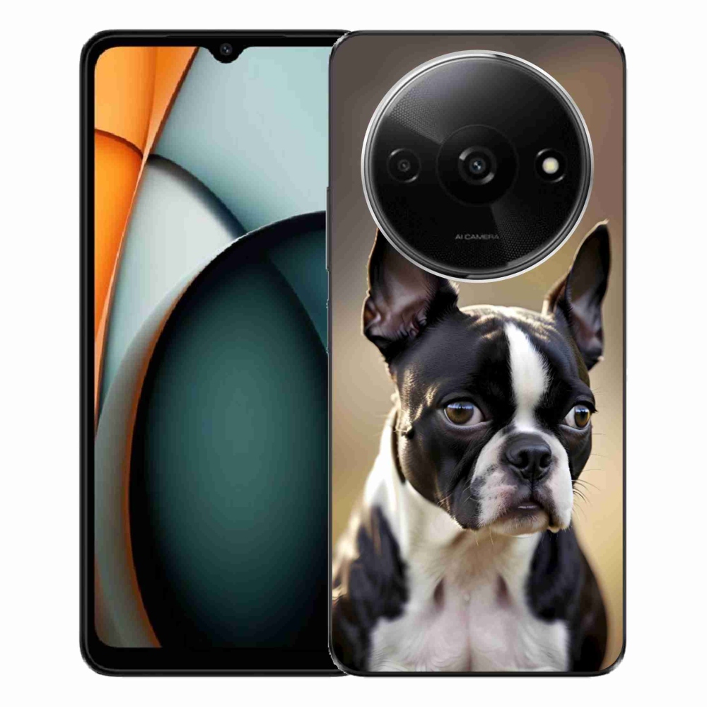 Gél borítás mmCase a Xiaomi Redmi A3-hoz - Boston Terrier