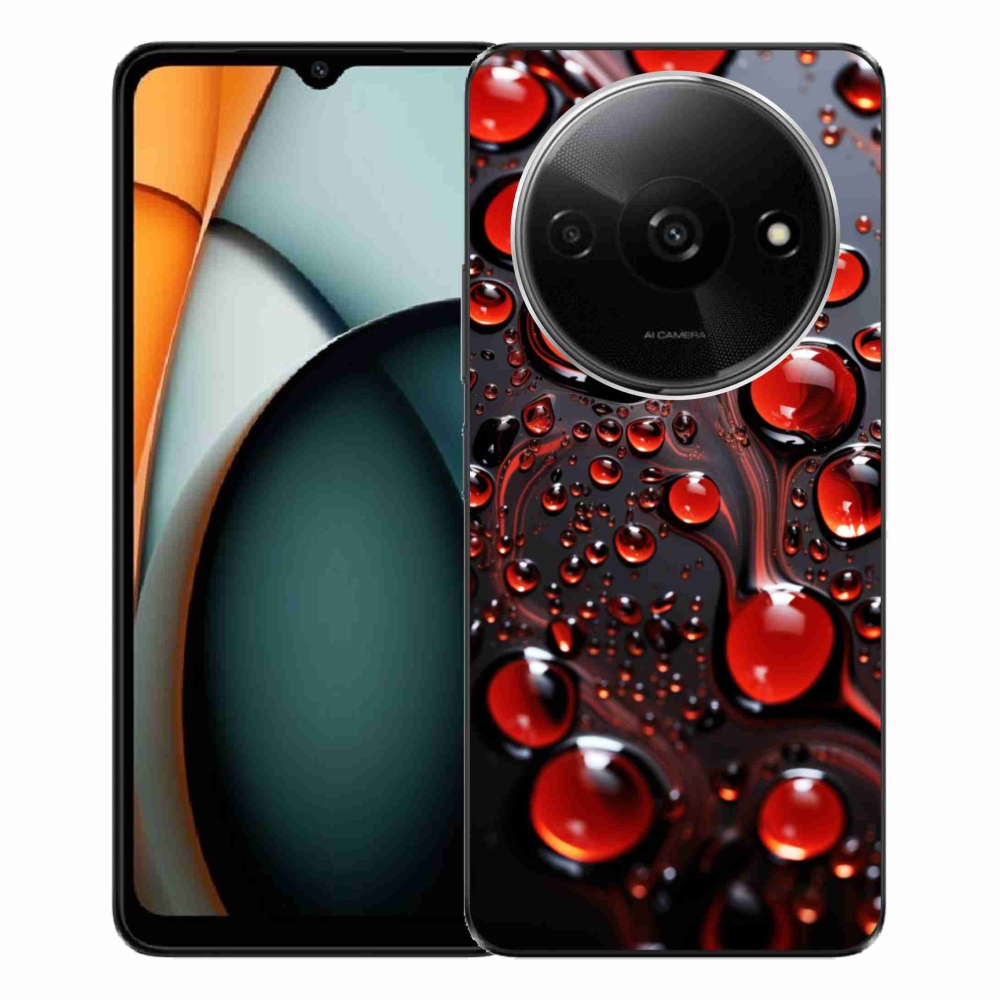 Gél borítás mmCase a Xiaomi Redmi A3-hoz - piros csepp 2