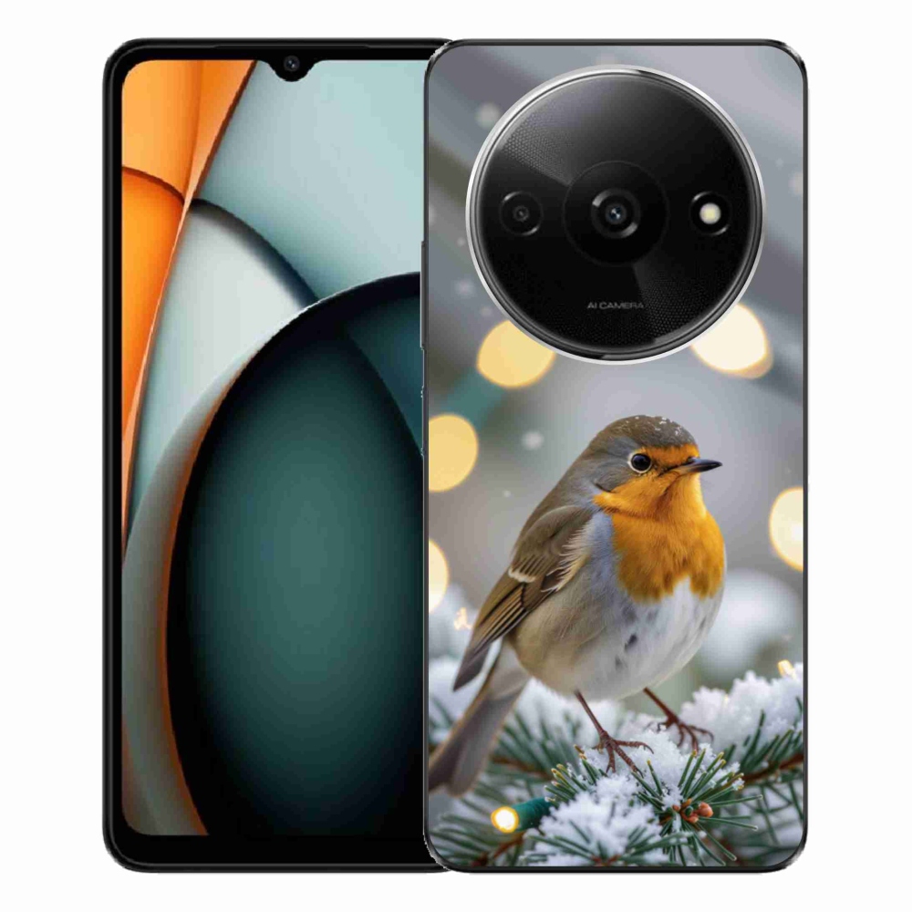 Gél borítás mmCase a Xiaomi Redmi A3-hoz - piros télen