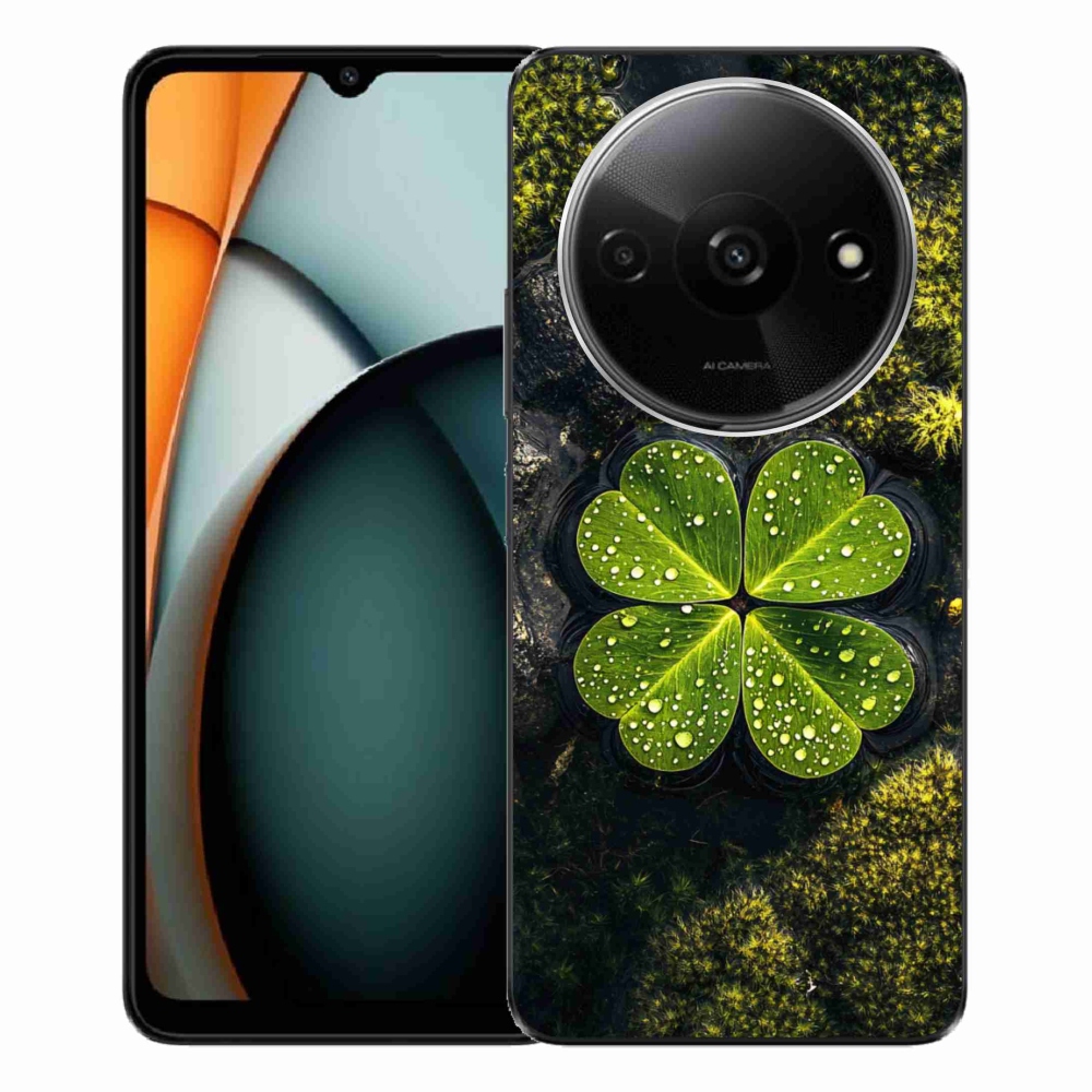 Gél borítás mmCase a Xiaomi Redmi A3-hoz - négylevelű lóhere