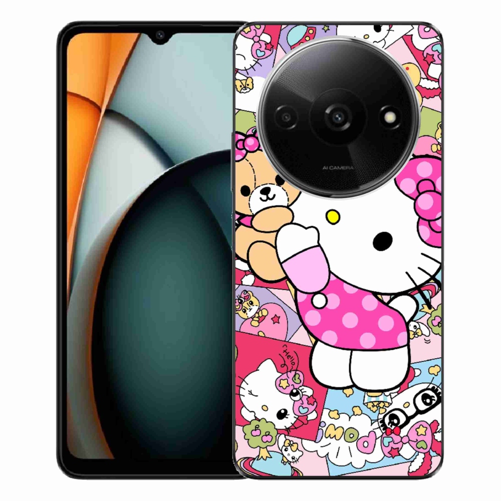 Gél borítás mmCase a Xiaomi Redmi A3-hoz - aranyos cica