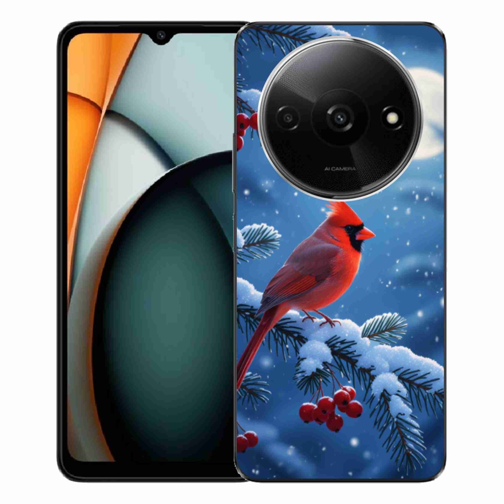 Gél borítás mmCase a Xiaomi Redmi A3-hoz - kardinálpiros színű