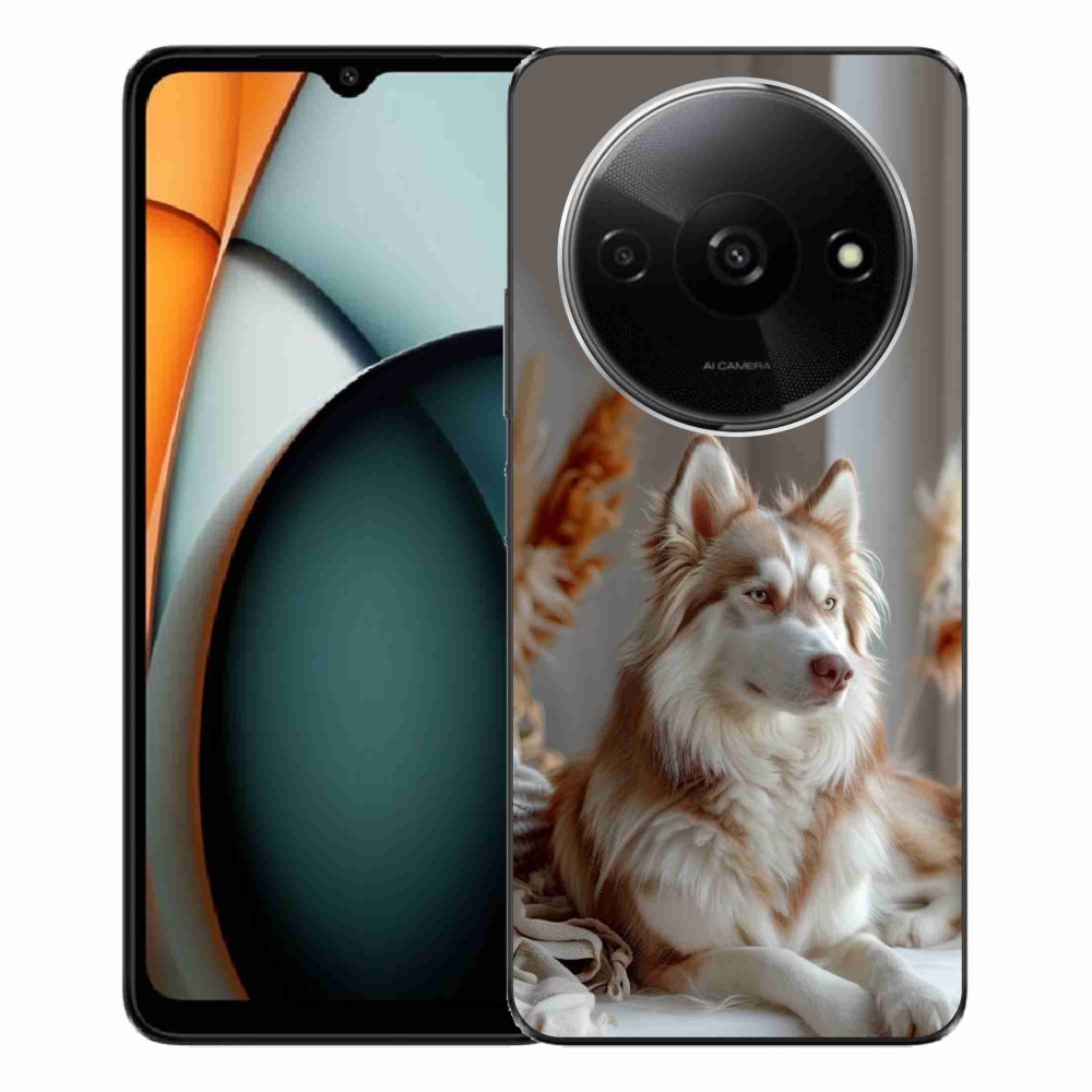 Gél borítás mmCase a Xiaomi Redmi A3-hez - csendes szibériai husky