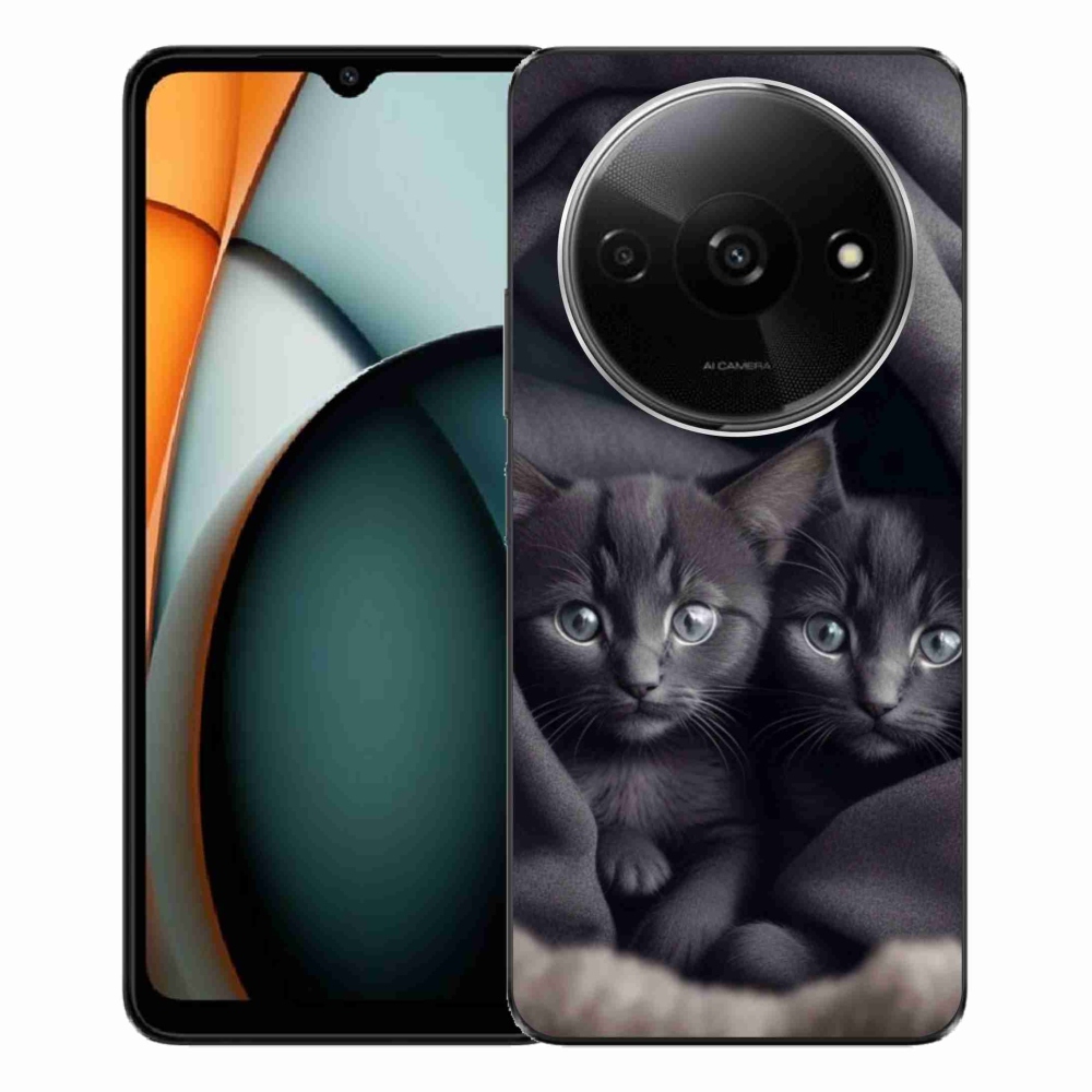 Gél borítás mmCase a Xiaomi Redmi A3-hoz - cat duo
