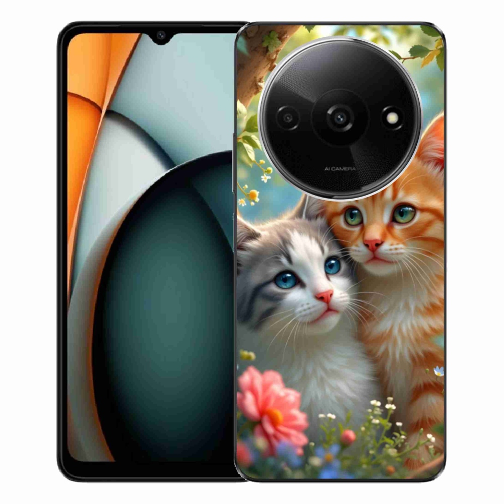 Gél borítás mmCase a Xiaomi Redmi A3-hoz - cat love 2